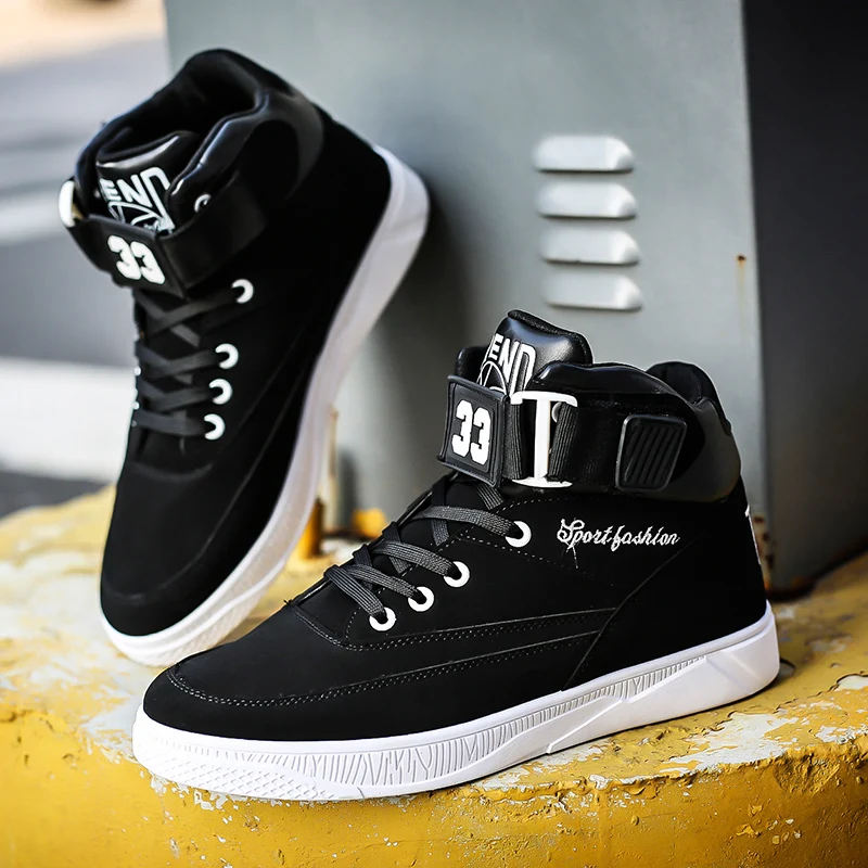 

2020 New Outdoor Fashion Men Casual Shoes Men's Sneakers Platform Shoes Leather Men's Sports Shoes White Sneakers Men