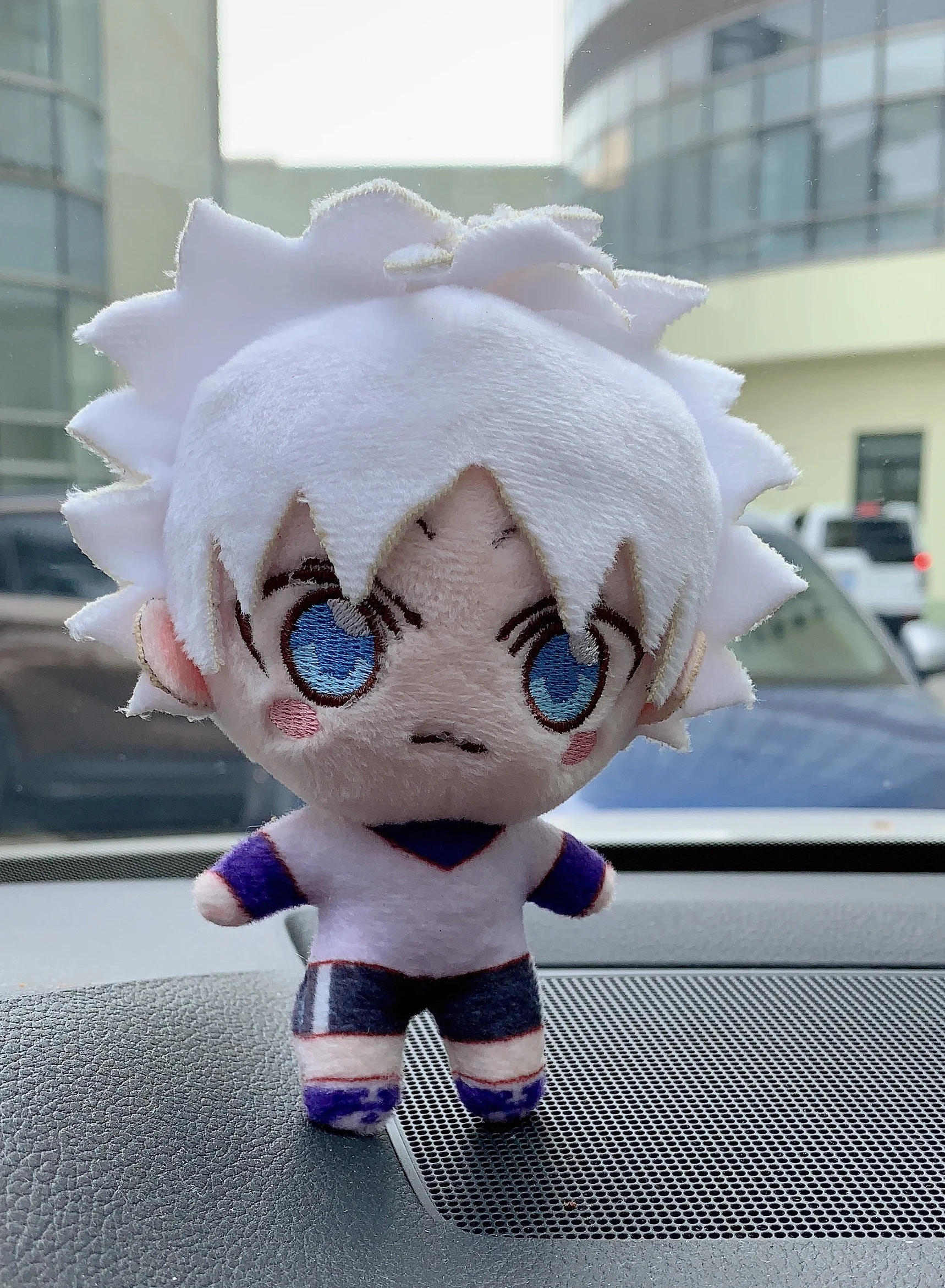 Dolls Anime HUNTER × Illumi Killua Zoldyck Kulolo Hisoka Feitan Cosplay Mini Doll Plush Stuffed Pendant Keychain Toy Gift |