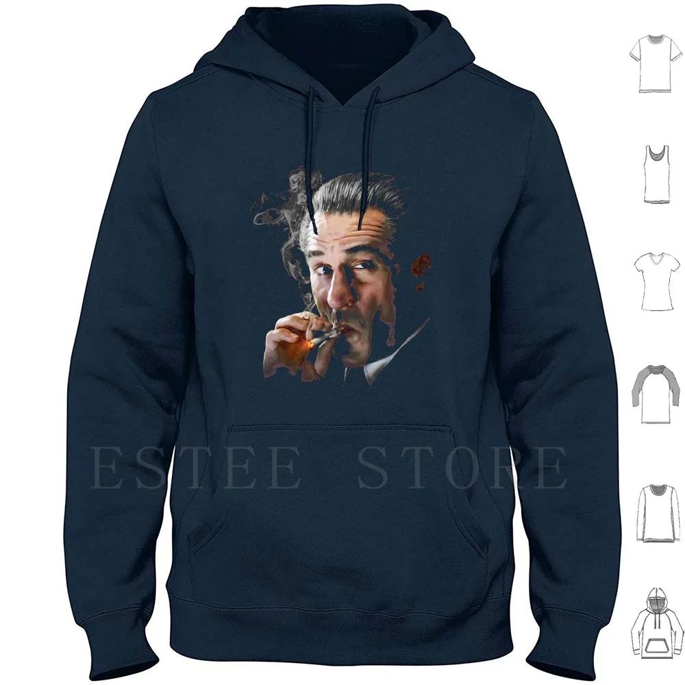 

Robert De Niro 03 Hoodies Long Sleeve Robert De Niro De Niro Taxi Driver Boxing Bull Boxer Raging Deer Corleone Vito