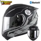 Мотоциклетный шлем SOMAN с Bluetooth, откидной козырек, двойная линза, Casco Moto, для мужчин, мотоциклетные шлемы для мотокросса ECE