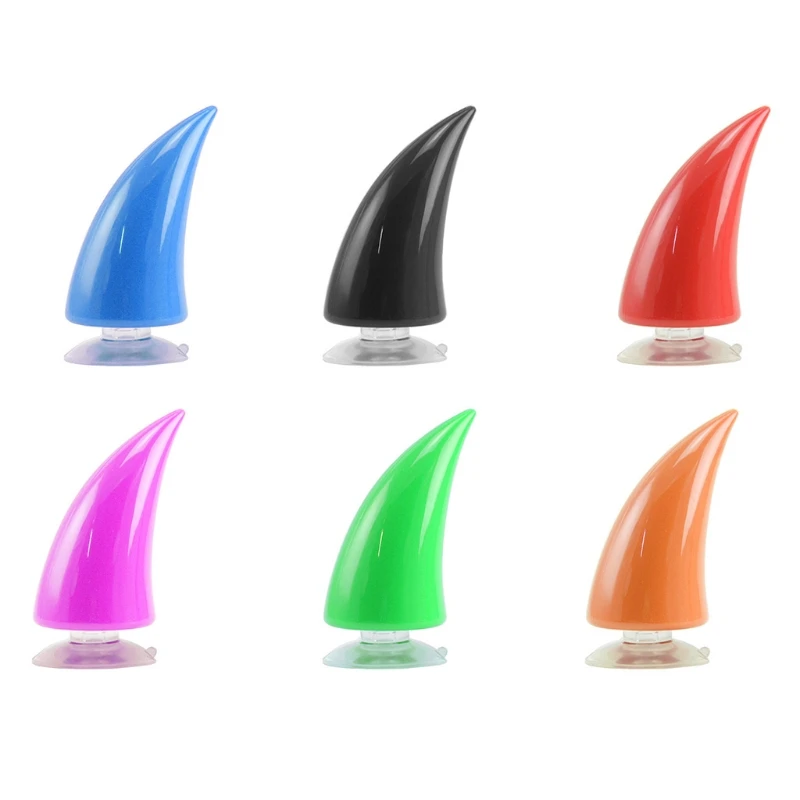 

D7WD Helmet Modification Cute Devil Horn Decoration Attractive Motorbike Stickers