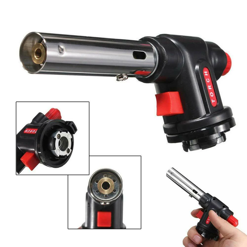 

Flamethrower Gas Torch Burner Butane Gas Blow Torch Camping Multifunction