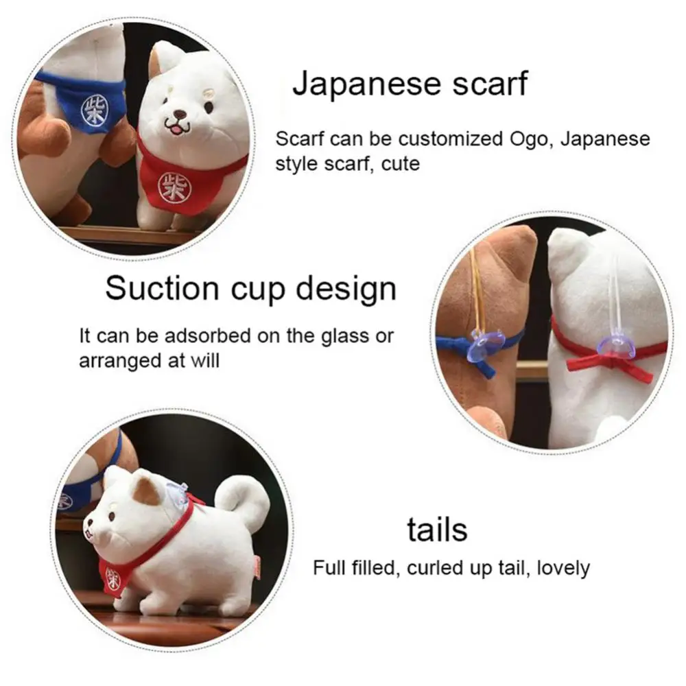 

Cute Shiba Inu Corgi Dog Animal Soft Stuffed Plush Doll Kids Toys Cartoon Shiba Inu Dog Plush Toy Children Toy Car Decoration