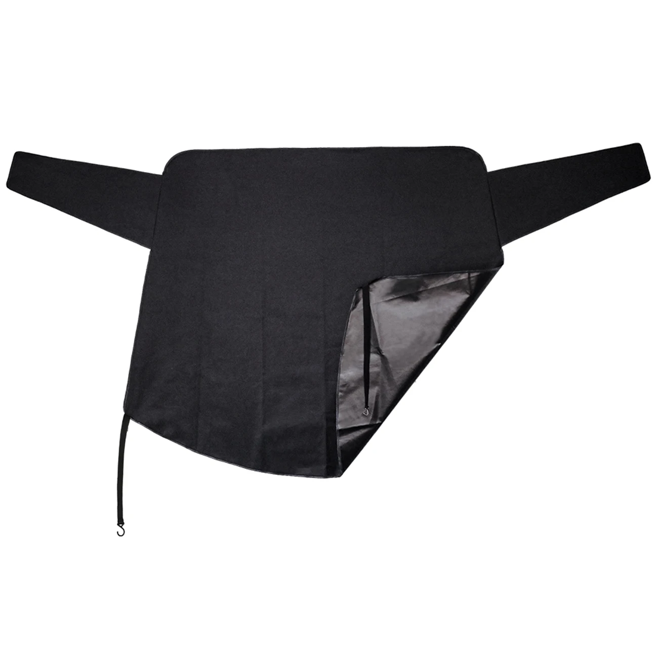 

Car Rear Snow Windshield Cover Black Oxford Arc-shaped Auto Windows Snow Shade Dual Use Front And Rear Windshield