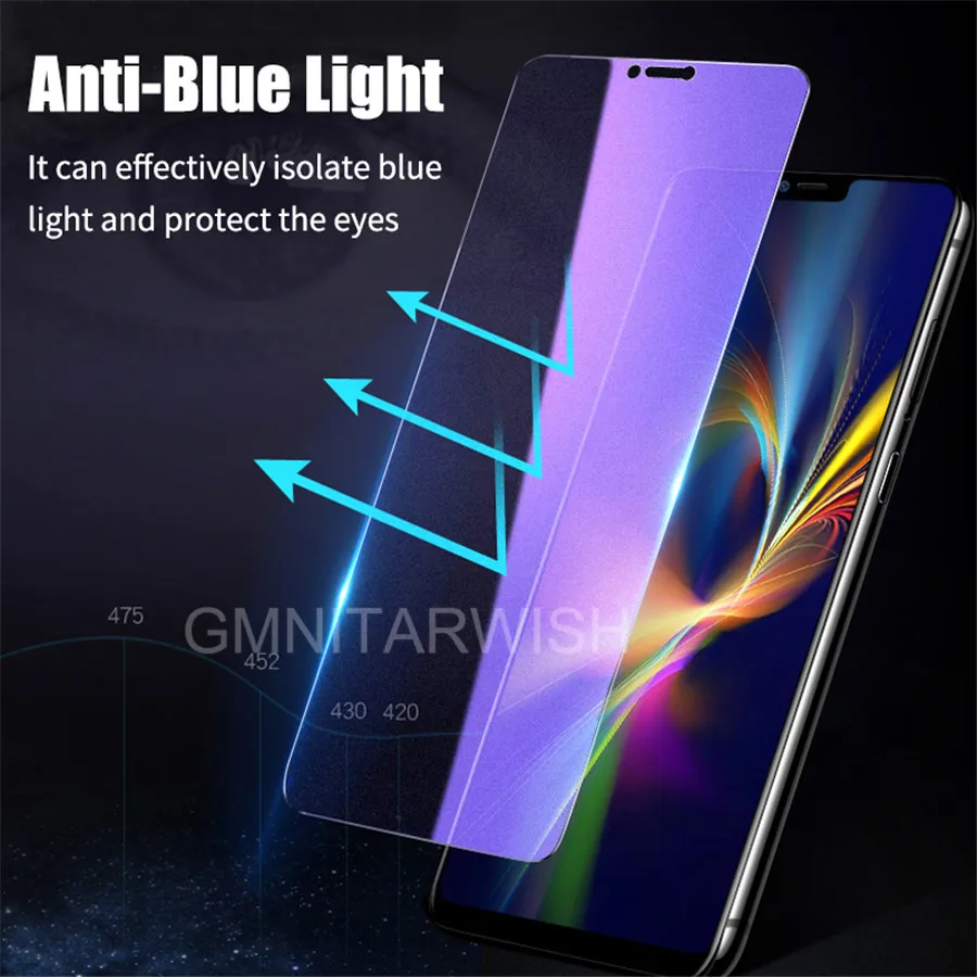 Анти УФ Фиолетовый Синий светильник отпечатков пальцев Матовый закаленное