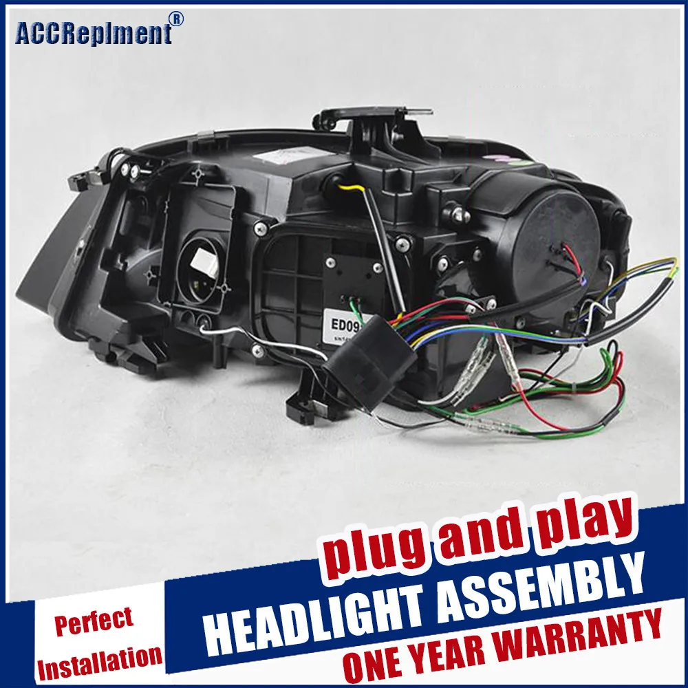 

new head light car styling For Audi A4 b8 headlights 2009-2012 For Audi A4 Bi-xenon Double lens HID KIT led drl head lamps