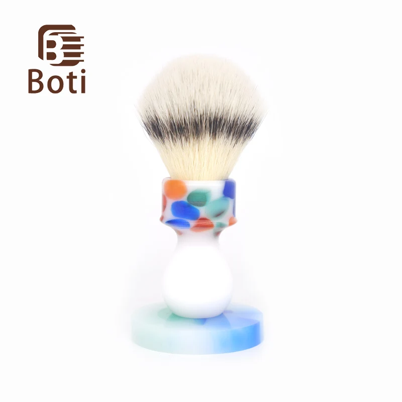 

BotI Brush-2020 N3C( the Newest 3 Color) Synthetic Hair Knot Handmade Shaving Brush Knot Beard Knot Daily Clean Knot