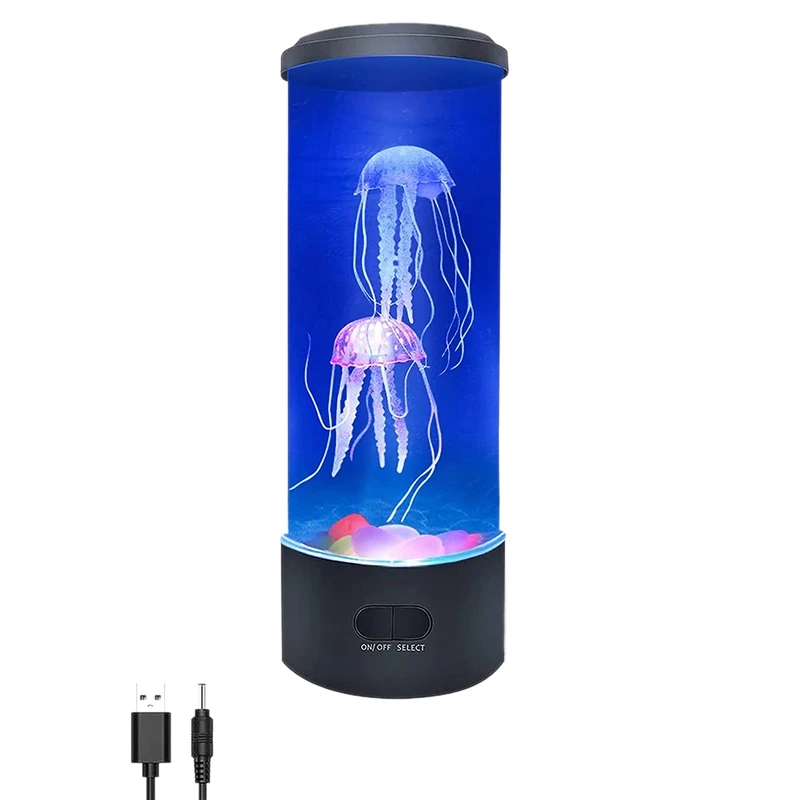 

Lava Lamp,3D Lifelike Jellyfish Aquarium Tank Table Lamp, Futuristic Decor Mood Lamp For Room Mood Light For Relax