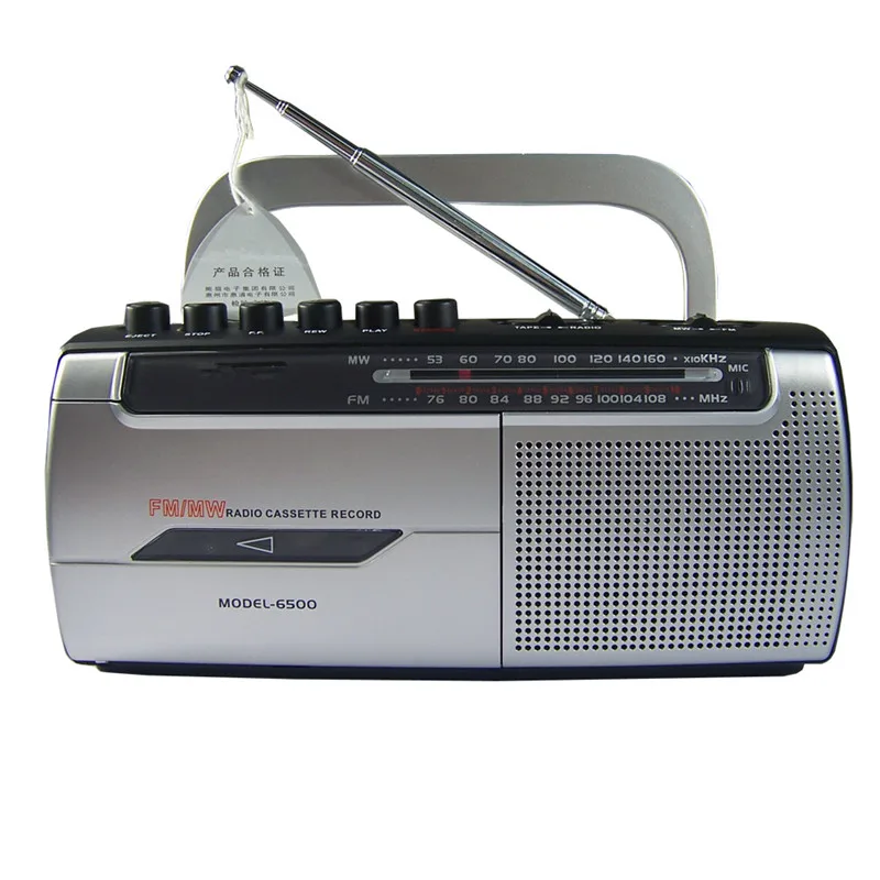 Магнитофон walkman кассета Студенческая машина FM/MW радио портативный динамик запись звука аудио воспроизведение AC DC мощность