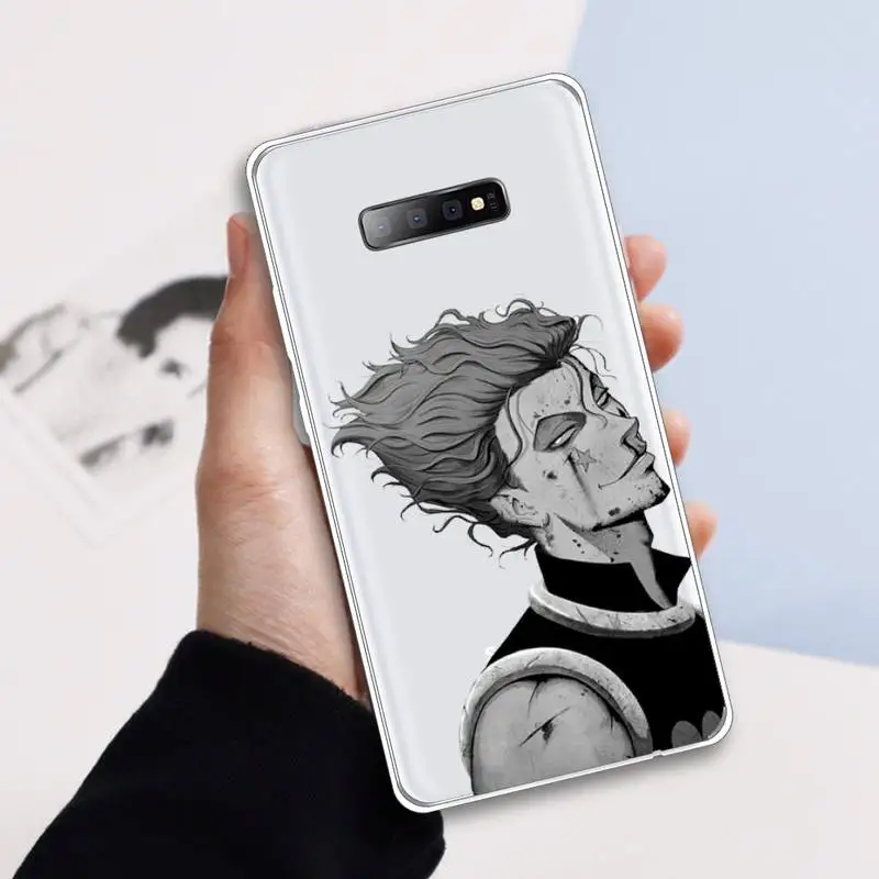 

Hisoka Anime Hunter X hunter Phone Case Transparent For Samsung Galaxy A71 A21s S8 S9 S10 plus note 20 ultra