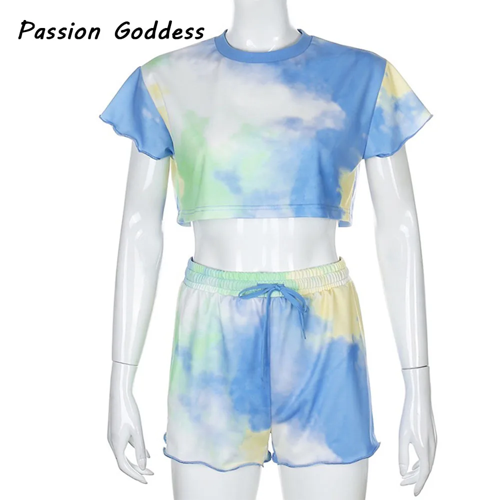 Милый Повседневный Женский комплект из 2 предметов домашняя одежда свободные