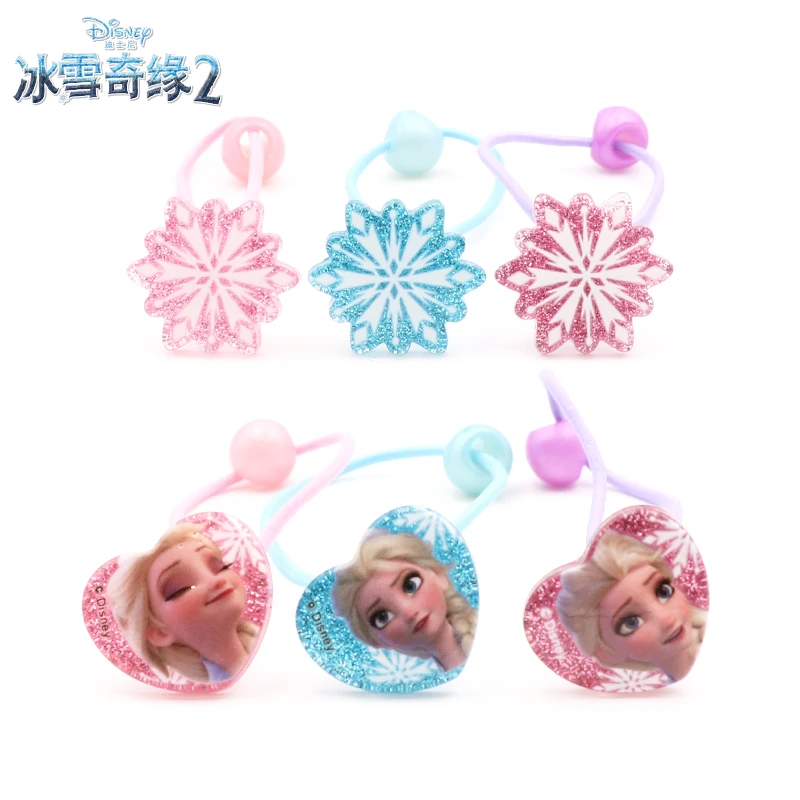 6 шт./компл. Disney Эльзы из мультфильма &quotХолодное сердце&quot с круглым вырезом для