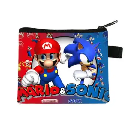 Экшн-фигурки в стиле Sonic оригинальные зеркальные Карманные женские кошельки на