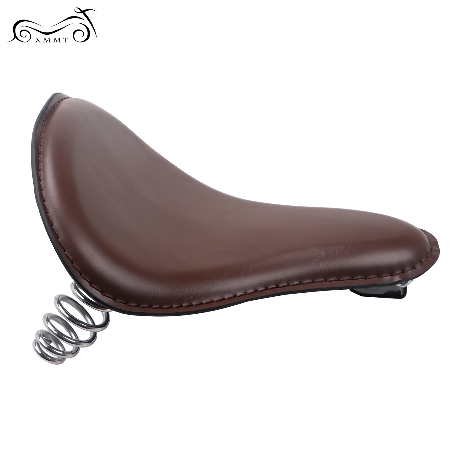 Коричневый Универсальный чехол на сиденье мотоцикла чоппера с 3 &quotпружинными