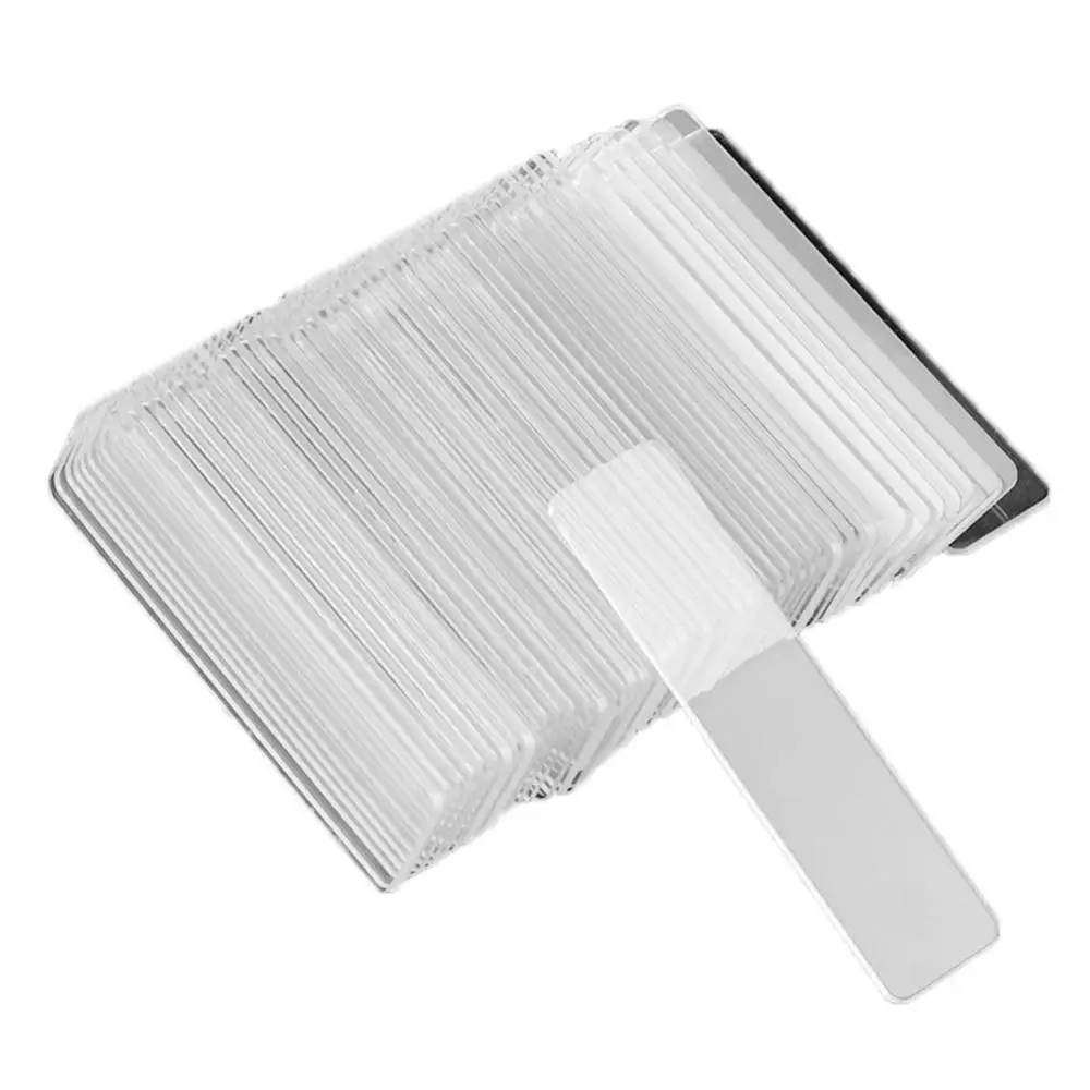 

50Pcs/Lot Transparent Nail Art Tips Strip Display Stand Acrylic Showing Shelf