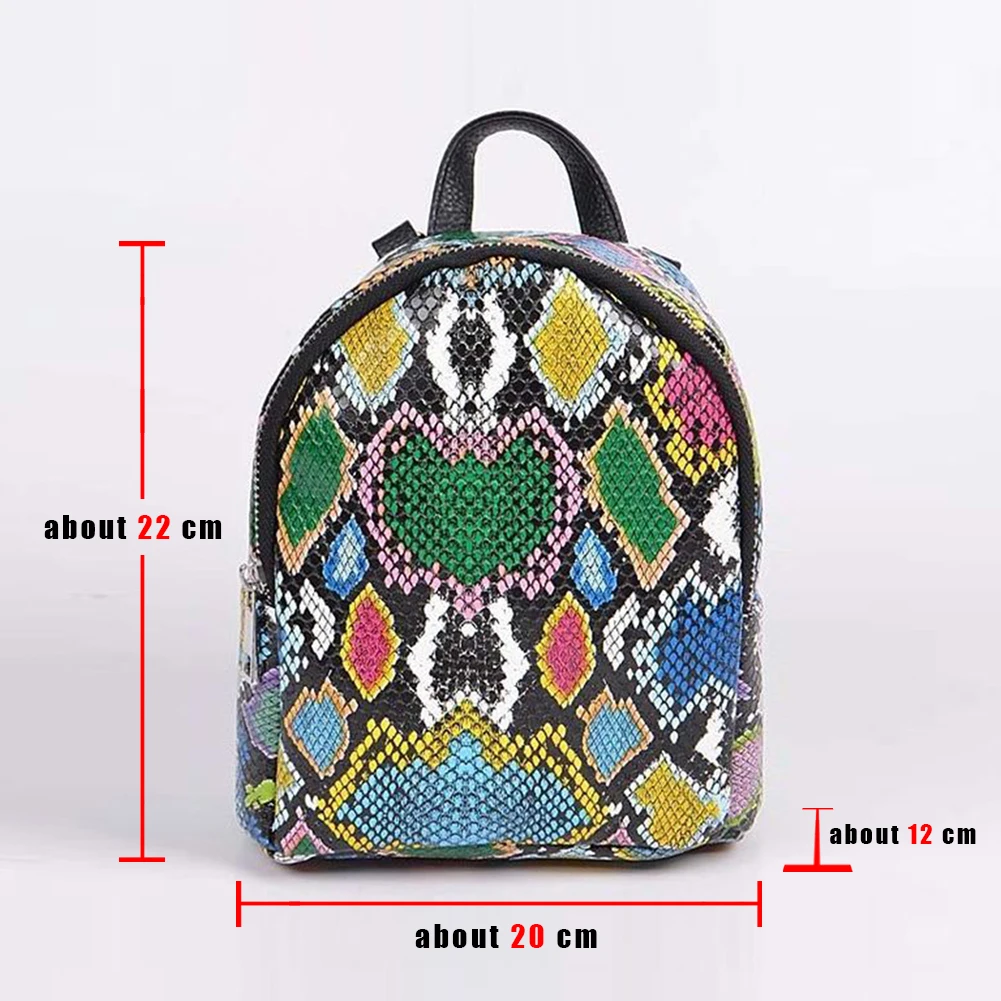 

DORATASIA INS Newest Hot Female Colorful Animal Print Mini Backpack Women 2020 Cute Small Capacity Top Handle Bag Ladies