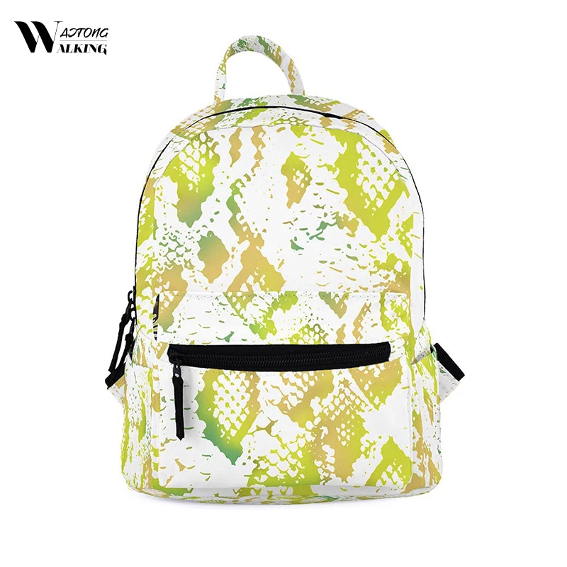 Рюкзак женский водонепроницаемый со змеиным принтом|Мужские рюкзаки| |