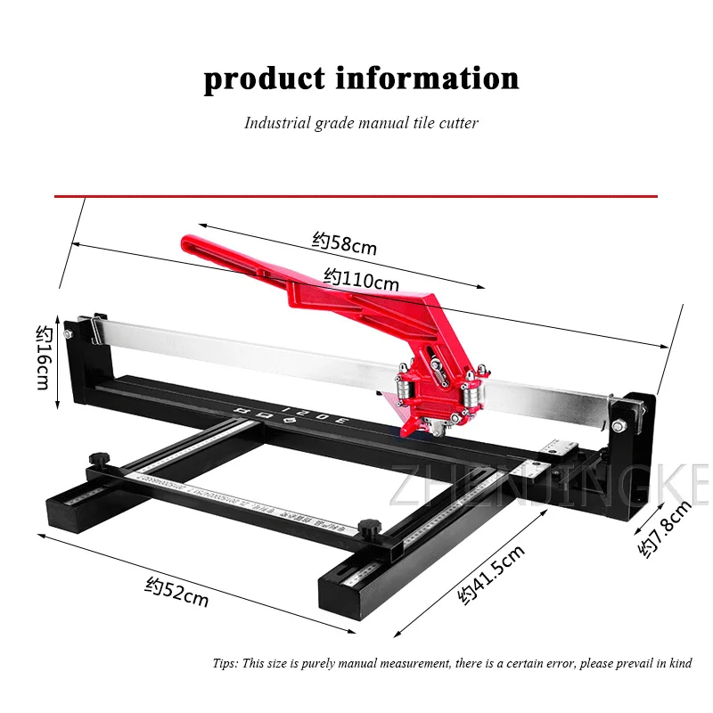 Машина для резки плитки ручной Высокоточный нажимной нож напольная машина