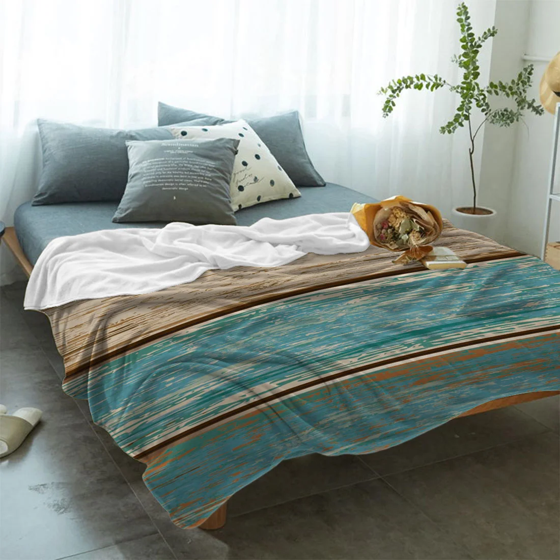 Ретро отделка под дерево текстура одеяла покрывало Фланелевое дорожное покрытие