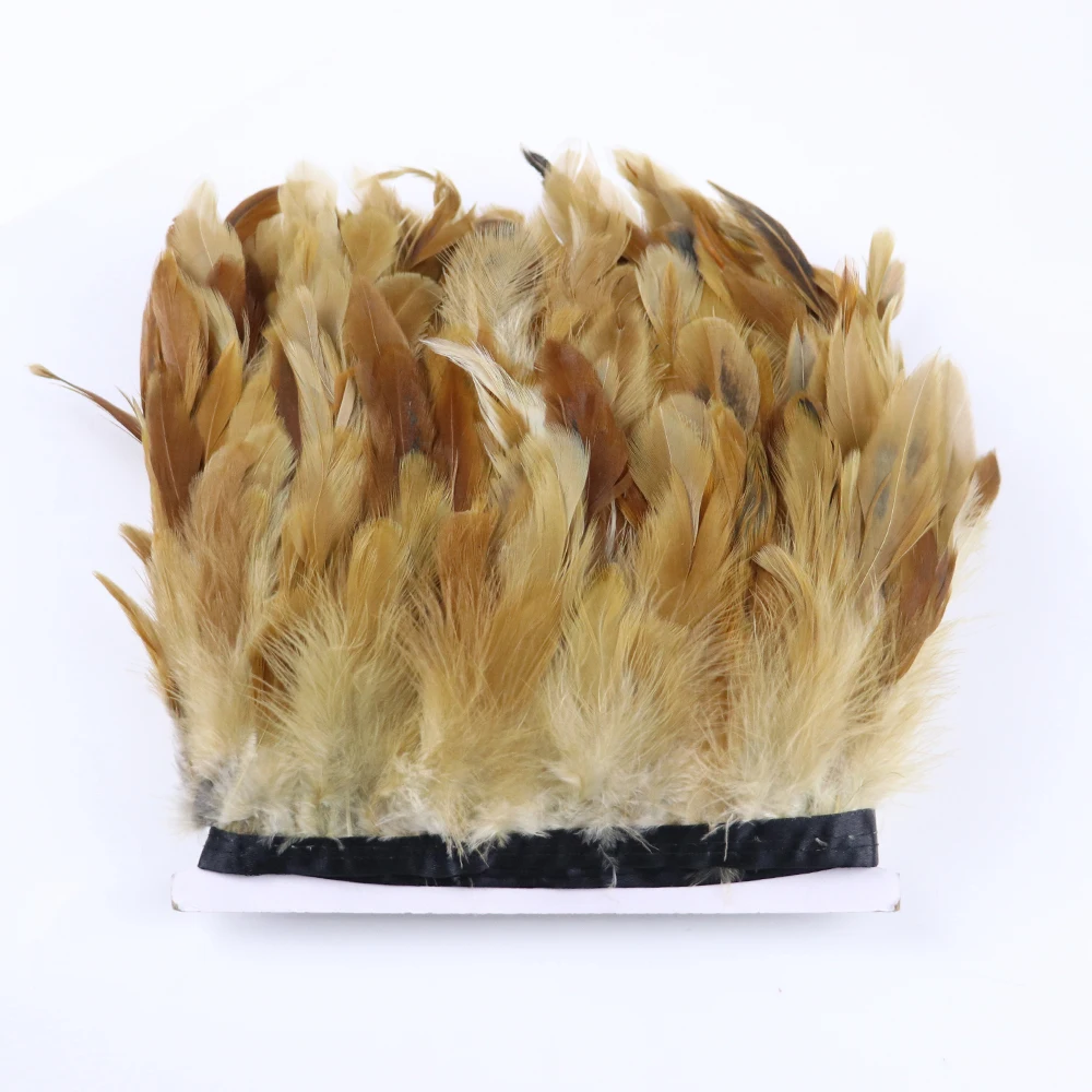 

Оптовая продажа, натуральные петушиные перья, отделка, Шлейфы на ленте, бахрома для рукоделия, одежда, шитье, украшение для вечеринки, Шлейфы