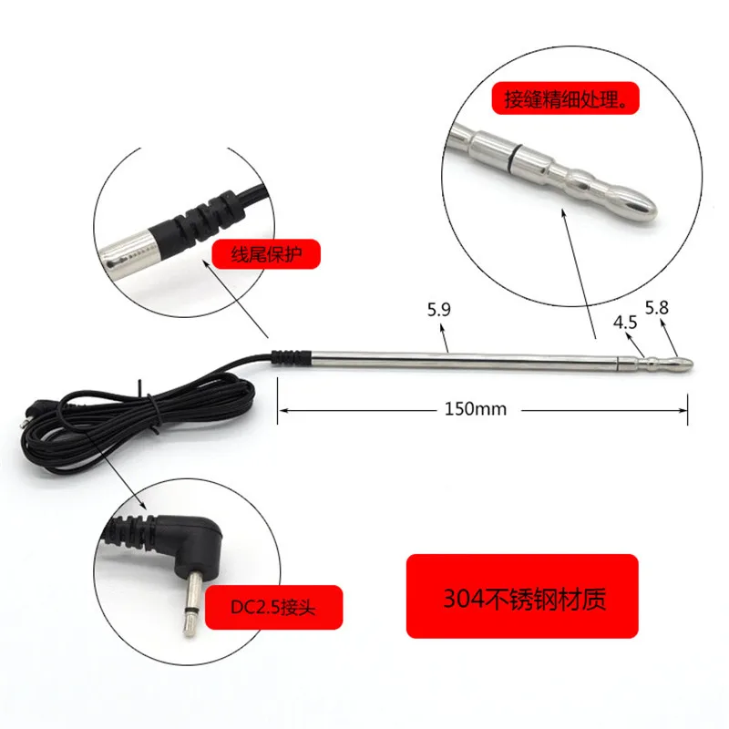 

Urethral Stimulation Metal Penis Plug Urethral Dilators Sounding Catheter Electro Shock Urethral Sound Chastity Sex Toys for Men