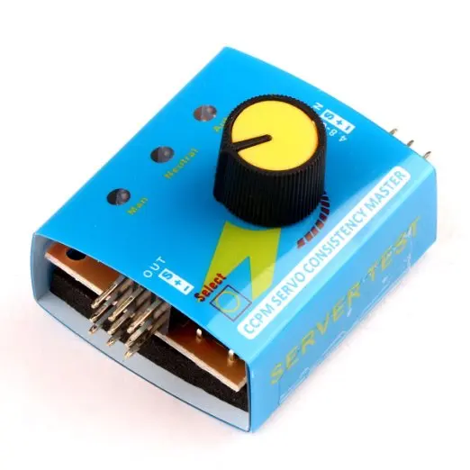 Servo Tester Gear Test CCPM Consistency Master Checker 3CH 4.8-6V with Indicator Light | Игрушки и хобби