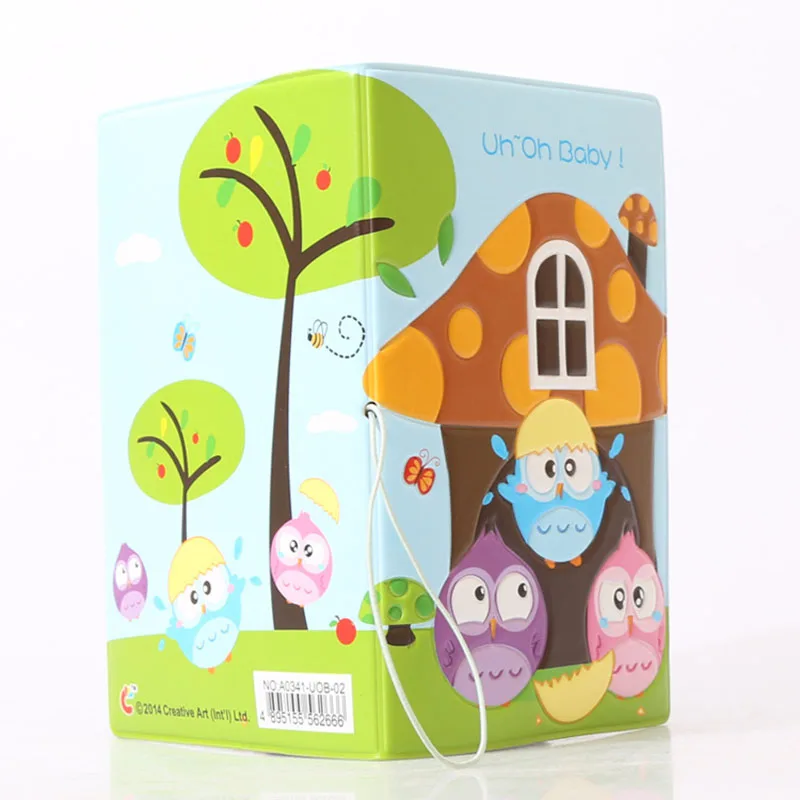 Новинка 2017 Обложка для паспорта из искусственной кожи с 3D рисунком мультфильма