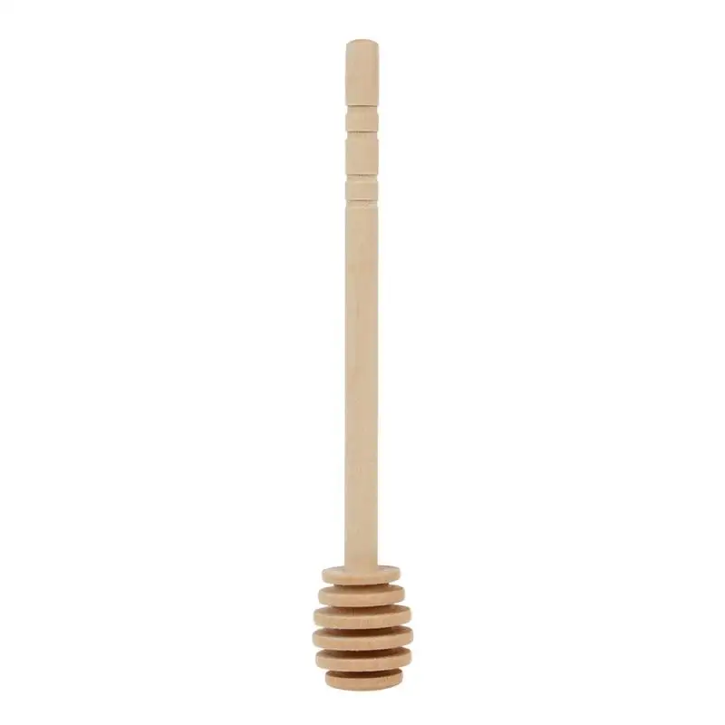 

50/100 pcs Honey Stir Bar Mixing Handle Jar Spoon Practical Wood Dipper Honey Long Stick Long Handle Wooden Supplies Honey
