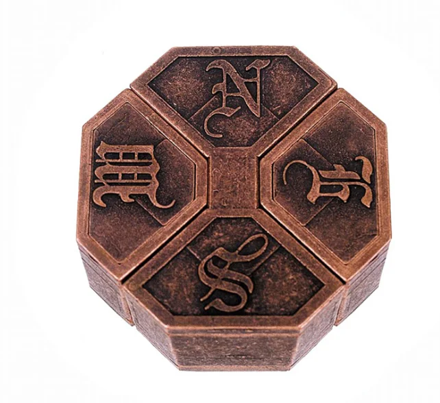 Классический металлический IQ тизер литые Пазлы Игра Головоломка восемь схем