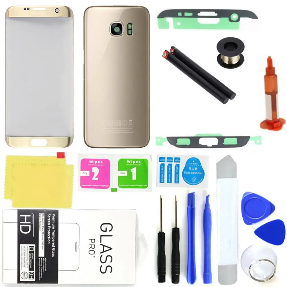 outer front glass phone back cover replacement rool for samsung galaxy s7 edge screen replacement mobile phone parts free global shipping