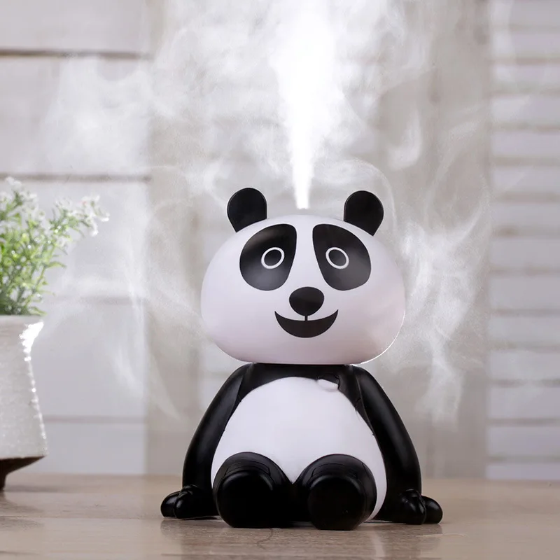 

Cute Panda Cool Mist Air Humidifiers Portable Mute Aroma Essential Oil Diffuser USB Aromatherapy Atomizer for Bedroom Home