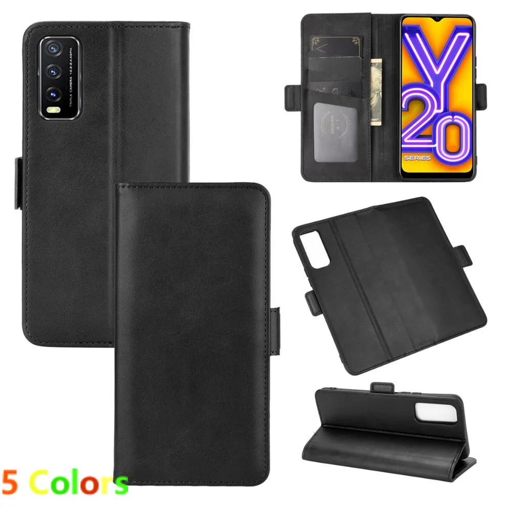 

Case For VIVO Y20 Leather Wallet Flip Cover Vintage Magnet Phone Case For vivo Y12S 2021 / Y11S / Y20i / Y20S / Y30