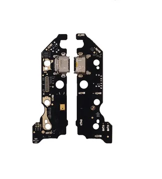 10 шт./лот USB зарядный порт док разъем зарядная плата гибкий кабель с микрофоном