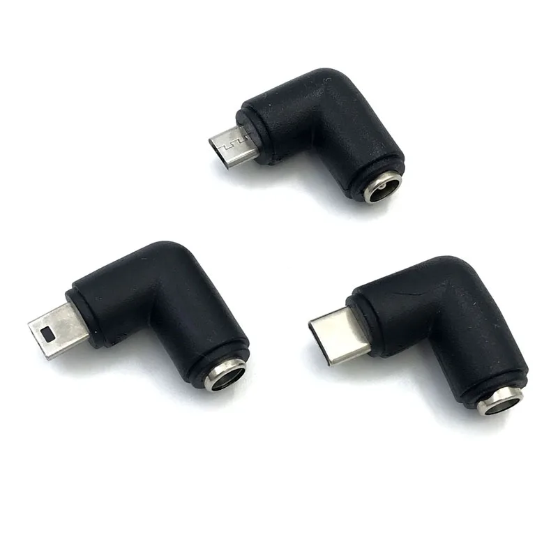 Постоянный ток 5В 5 5*2 1 мм разъем питания Тип USB C USB-C Type-c * 2 мини правой и Micro