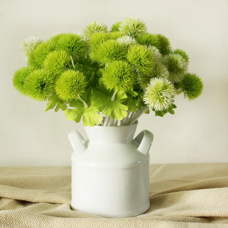 

5Pcs/Lot Home Decor Artificial Plant Grass Ball Plastic Flowers For Garden Living Room Balcony Wedding Decoration Fake Plant