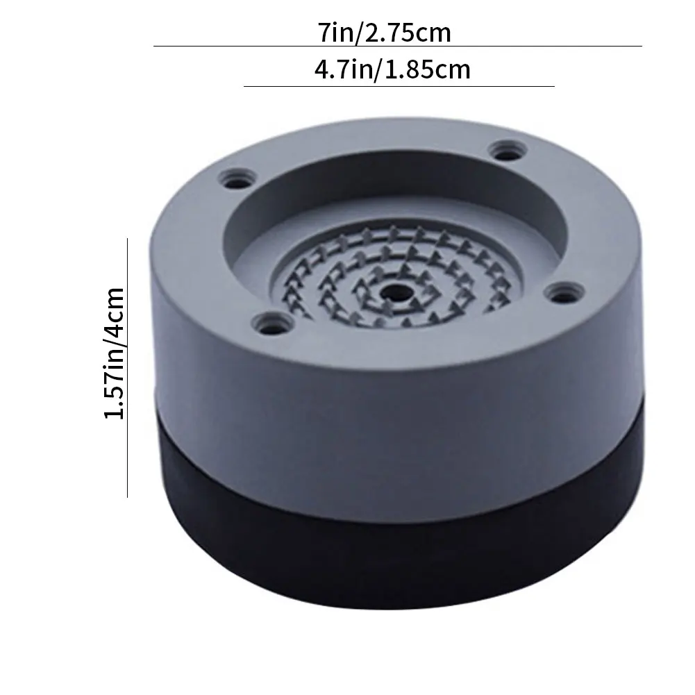 

Washing Machine Feet Anti Vibration Shock and Noise Cancelling Support Anti-Slip Mat for Washing Machines and DryersGray 4PCS