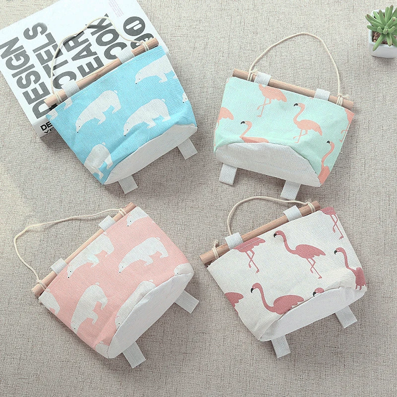 Snailhouse хлопковая льняная подвесная сумка для хранения карманы настенный