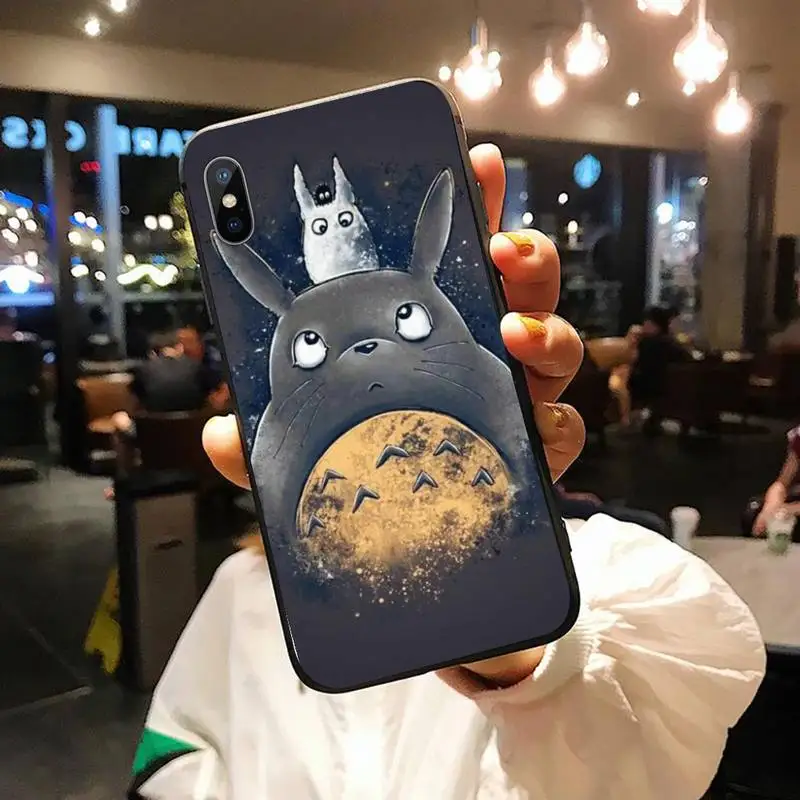 

Hayao Miyazaki Totoro Anime Phone Case for iPhone 11 12 mini pro XS MAX 8 7 6 6S Plus X 5S SE 2020 XR Anti-fall cover shell