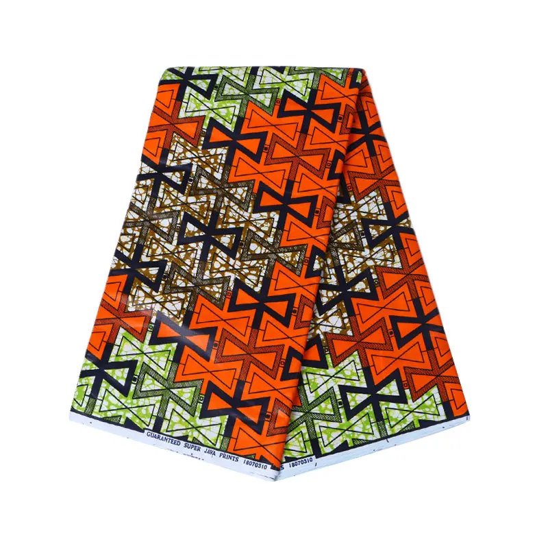 

2019 High Quality African prints fabric veritable wax real Nigerian style 6 yards/pcs 100% cotton