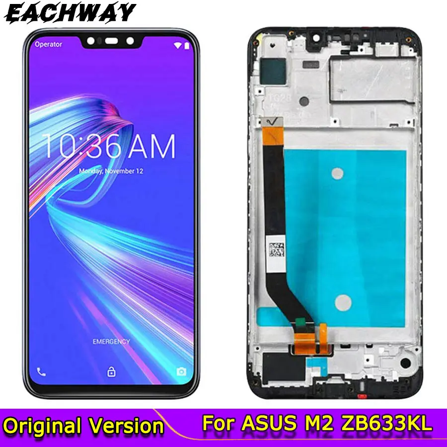 ЖК дисплей 6 26 дюйма для Asus Zenfone Max M2 ZB633KL сенсорный экран с дигитайзером в сборе