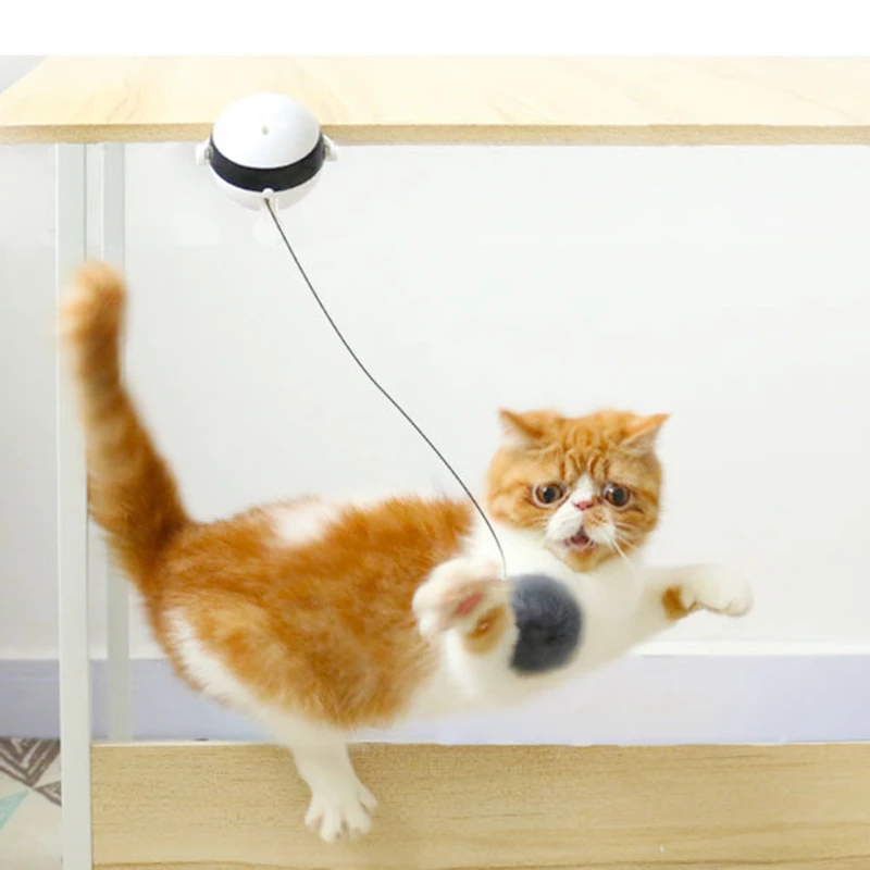 

Электронная движущаяся игрушка для кошек интерактивная игрушка для кошек Yo-Yo, подъемный шар, Электрический вращающийся интерактивный пазл, игрушка для домашних животных