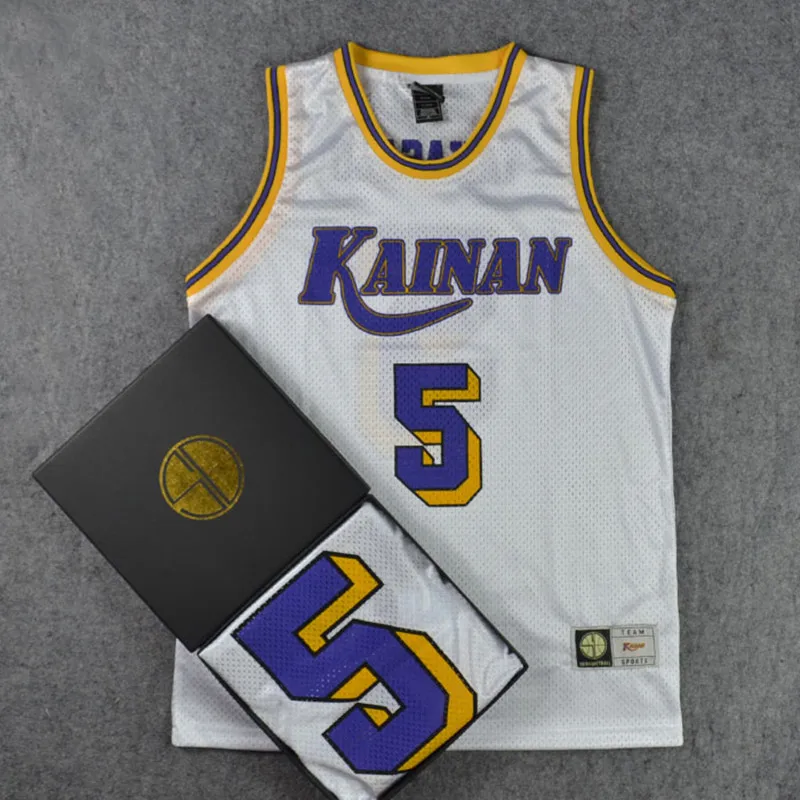

Аниме Slam Dunk KAINAN TAKASAGO 5 # баскетбольная майка для косплея