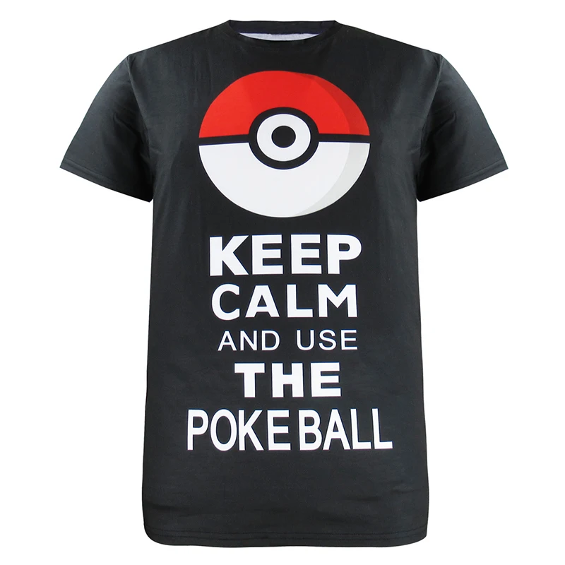 Мужчины Poke Бал пикачу Покемон Идти Футболки Топы Мистик Team Tee | Мужская одежда