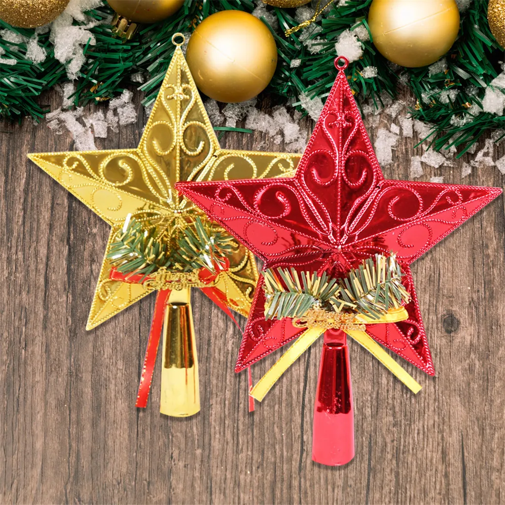 Christmas Pentagram Tree Top Pendant Home Holiday New Year Decoration 2019 | Дом и сад