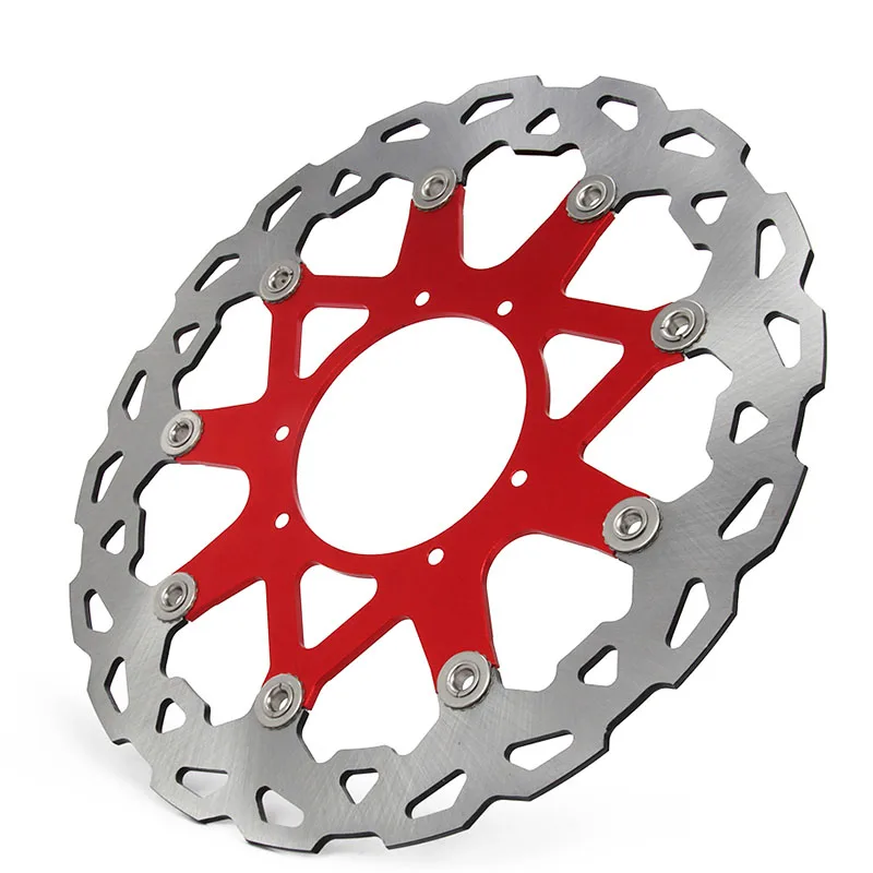 

for HONDA CR CRF CR125 CR250 CRF250R CRF250X CRF450X CRF450R 320MM Oversize Front Floating Brake Disc Rotor Motocross