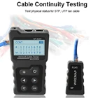 _ Тестер кабеля RJ45, тестер сетевого кабеля, трекер проводов, тестер PoE, встроенный тестер напряжения и тока PoE с кабелем