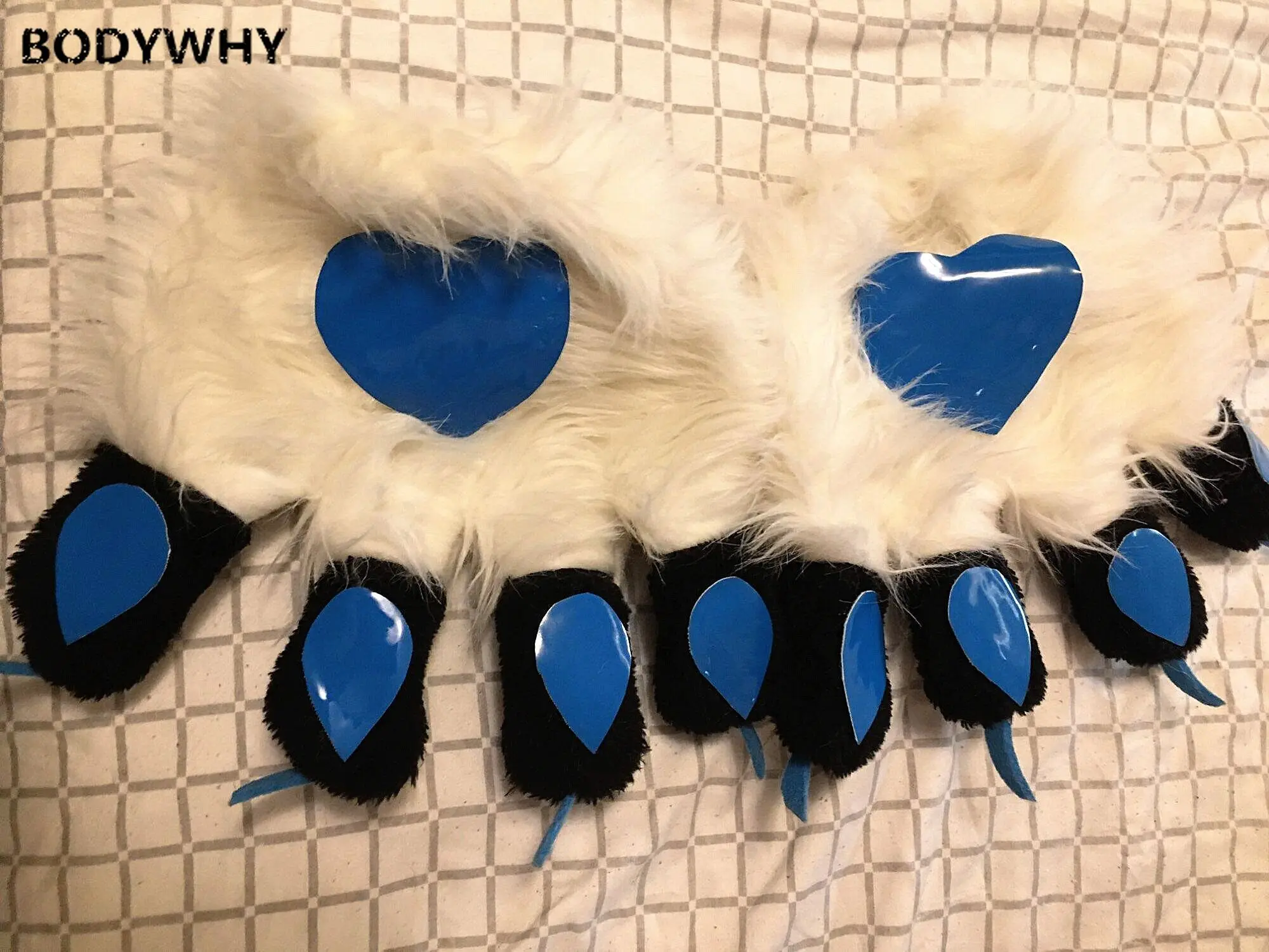 

Halloween Long Fur Fox Husky Dog Wolf Fursuit Mascot Costume Suits For Adults Outfits Halloween Performance Birthday Party Dress