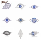Модные соединители JUYA, ручной амулет от сглаза, Фатима, аксессуары для ювелирных изделий сделай сам, детали для рукоделия
