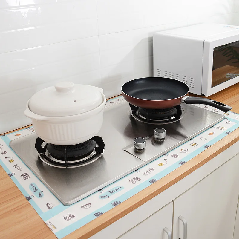 1 шт. клейкая лента с мультяшным рисунком для кухонной плиты раковины Нетканая