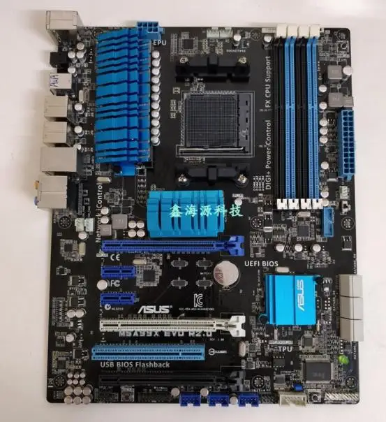 ASUS M5A99X EVO R2.0 оригинальная б/у материнская плата DDR3 Socket AM3 + платы 32 Гб USB2.0 USB3.0 990X